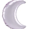 Folie Ballon - Pastel Lyserød Satin Halvmåne, 66cm