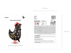 Folie Ballon Rooster, 48 X 60 cm, Mix
