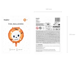 Folie Ballon Skull, 45 cm, Mix