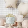Folie Ballon Stjerne, 48 cm, Beige