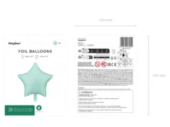 Folie Ballon Stjerne, 48 cm, Grøn