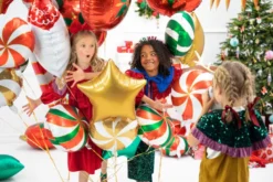 Folie Ballon Stjerne, 48 cm, Guld