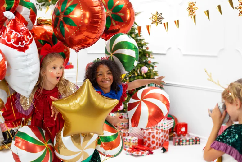 Folie Ballon Stjerne, 48 cm, Guld