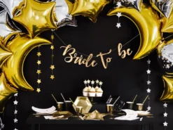 Folie Ballon Stjerne, 48 cm, Guld