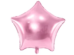 Folie Ballon Stjerne, 48 cm, Lyserød
