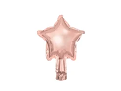 Folie Ballon Stjerner, 12 cm, Rosegold (25 Stk.)