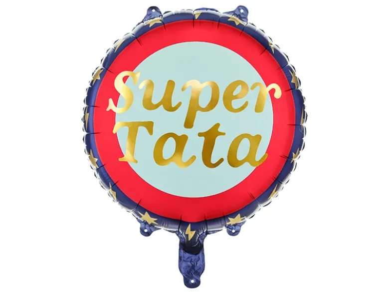 Folie Ballon Super Tata, 45 cm, Mix
