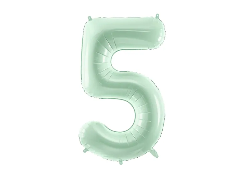 Folie Ballon Tal ''5'', 72 cm, Grøn