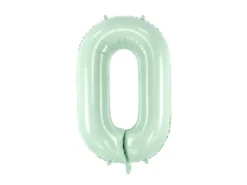 Folie Ballon Tal ''0'', 72 cm, Grøn