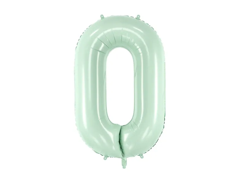 Folie Ballon Tal ''0'', 72 cm, Grøn