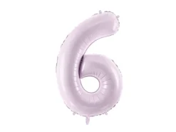 Folie Ballon Tal ''6'', 72 cm, Lilla
