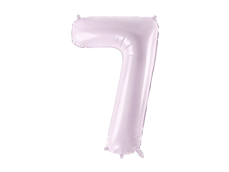 Folie Ballon Tal ''7'', 72 cm, Lilla