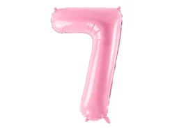 Folie Ballon Tal ''7'', 86 cm, Pink