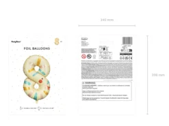Folie Ballon Tal 8 - Snake, 55 X 88 cm, Mix