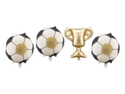 Folie Ballon Til Guirlande Trophy Med Balls, 33 X 33 cm Og 34 cm, Mix (4 Stk.)