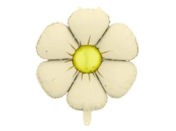 Folie Ballon Til Tusindfryd Guirlande, Diameter 65 cm, Creme (4 Stk.)