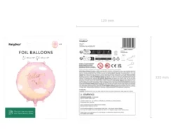 Folieballon “Welcome Baby” lyserød– 35 cm