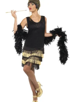 Fringed Flapper 20'er kostume