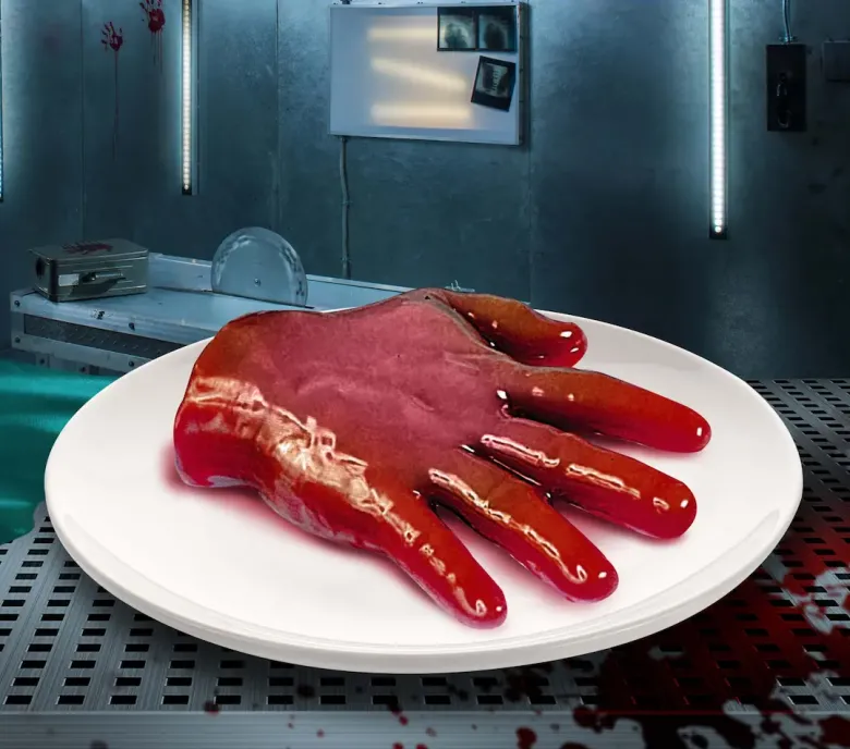 Gelatine Form - Hånd 27 x 17 cm