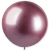 Gemar Gigant Latexballon 80 cm, Lyserød Chrome