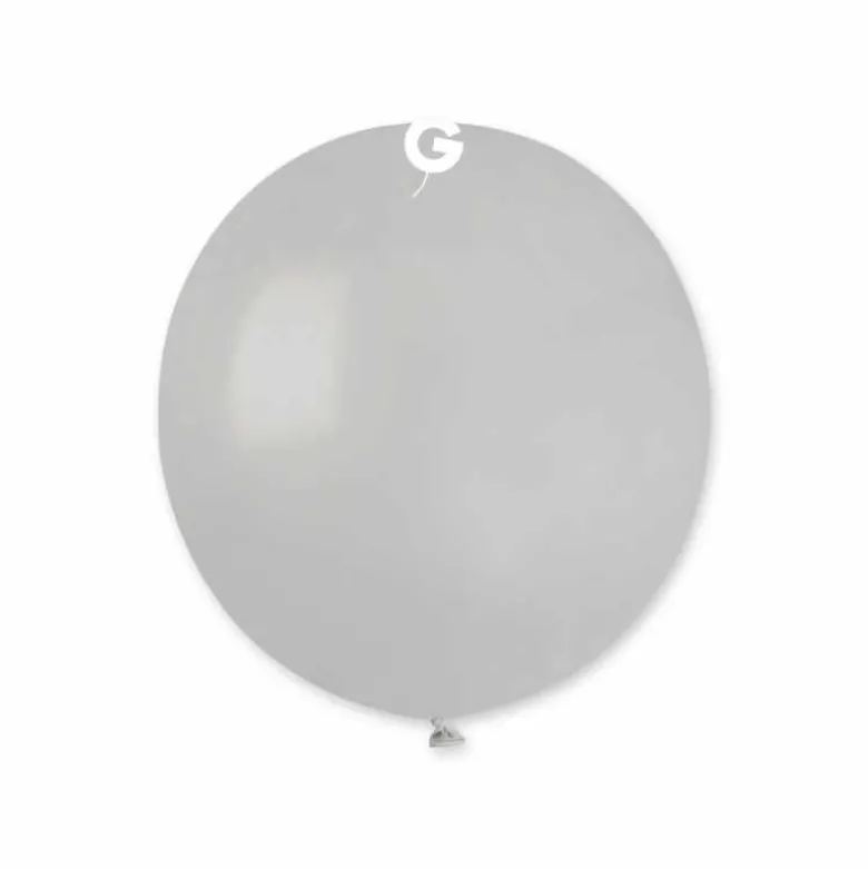 Gemar Jumbo Latexballon 48 cm, Grå