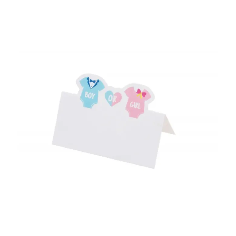 Gender Reveal Bordkort - Boy or Girl?