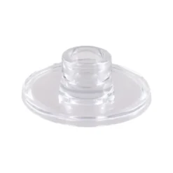 Gennemsigtig Lysestage Rund, 8.9 cm