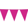 Gigantisk Flagguirlande m/Pink Vimpler 10M