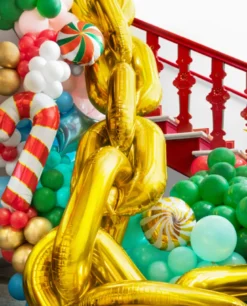 Gigantisk Guld Ballonkæde Guirlande, 6.7 meter
