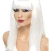 Glamourama paryk hvid