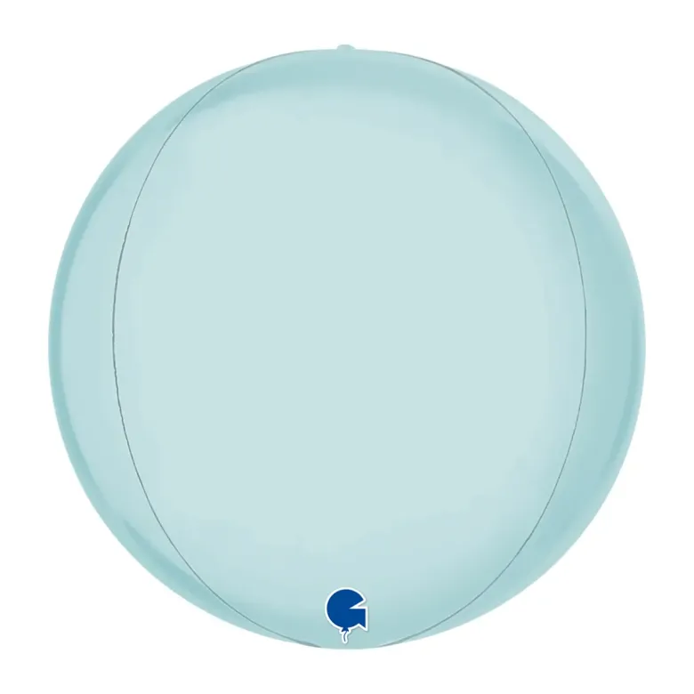 Globeballon Lyseblå, 38 cm