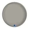 Globeballon Sølv Platinum, 38 cm