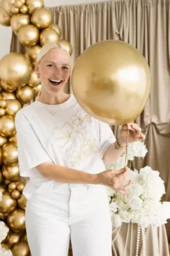 Glossy Balloner 30 cm, Guld: 10 stk