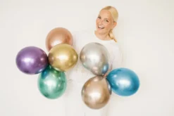 Glossy Balloner 46 cm, Guld: 5 stk