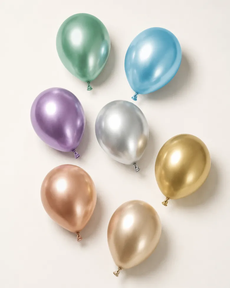 Glossy Balloner 46 cm, Rosegold: 5 stk