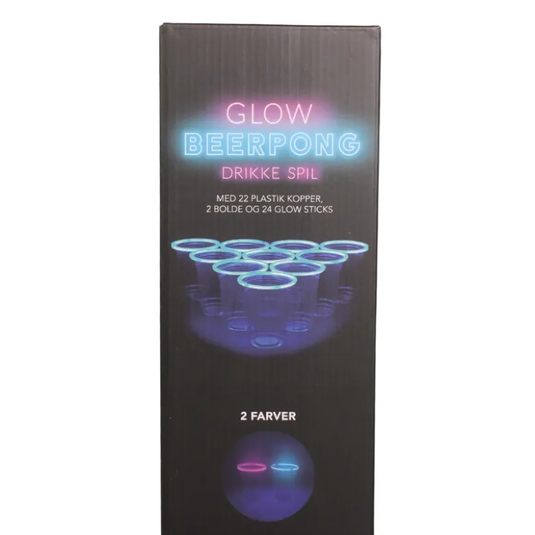 Glow Beerpong Drukspil