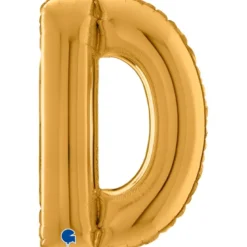 Grabo Guld Bogstav Ballon 66 cm, D