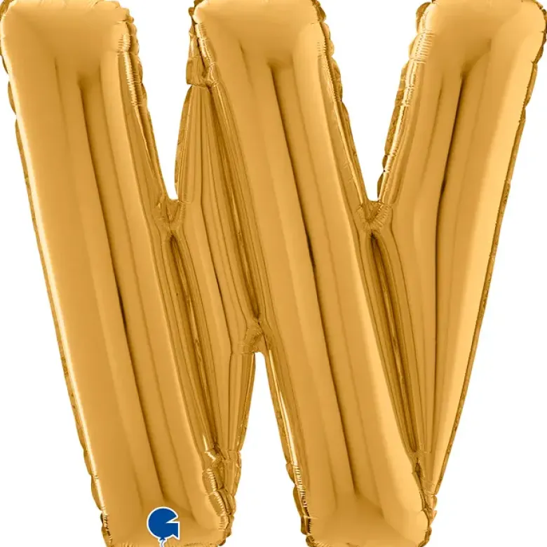 Grabo Guld Bogstav Ballon 66 cm, W