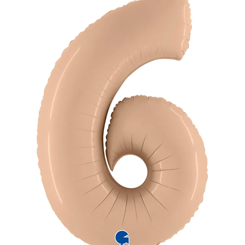 Grabo Jumbo Satin Blush Tal Folieballon, 6