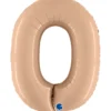 Grabo Jumbo Satin Blush Tal Folieballon, 0
