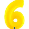 Grabo Jumbo Yellow Shine Tal Folieballon, 6