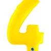 Grabo Jumbo Yellow Shine Tal Folieballon, 4