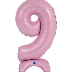 Grabo Lyserødt "9" Tal til Luft, 64 cm