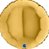Grabo Metallisk Guld #5 Rund Folieballon 45 cm