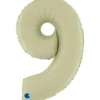Grabo Mid-Size Satin Oliven Tal Folieballon, 9