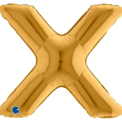 Grabo Mini Guld Bogstav Ballon 35 cm, X