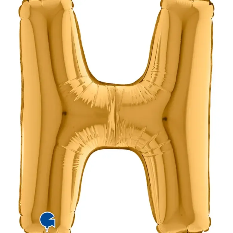 Grabo Mini Guld Bogstav Ballon 35 cm, H