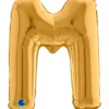 Grabo Mini Guld Bogstav Ballon 35 cm, M