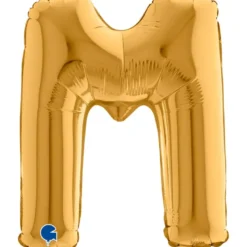Grabo Mini Guld Bogstav Ballon 35 cm, M