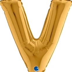 Grabo Mini Guld Bogstav Ballon 35 cm, V